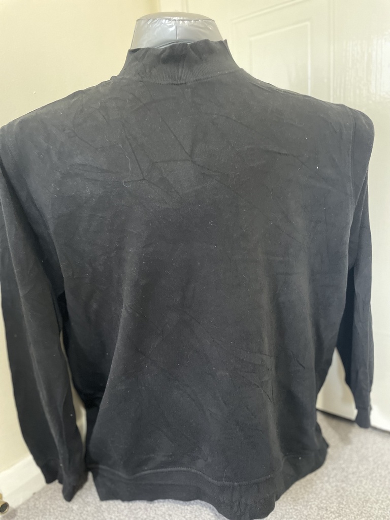Hi neck black sweatshirt